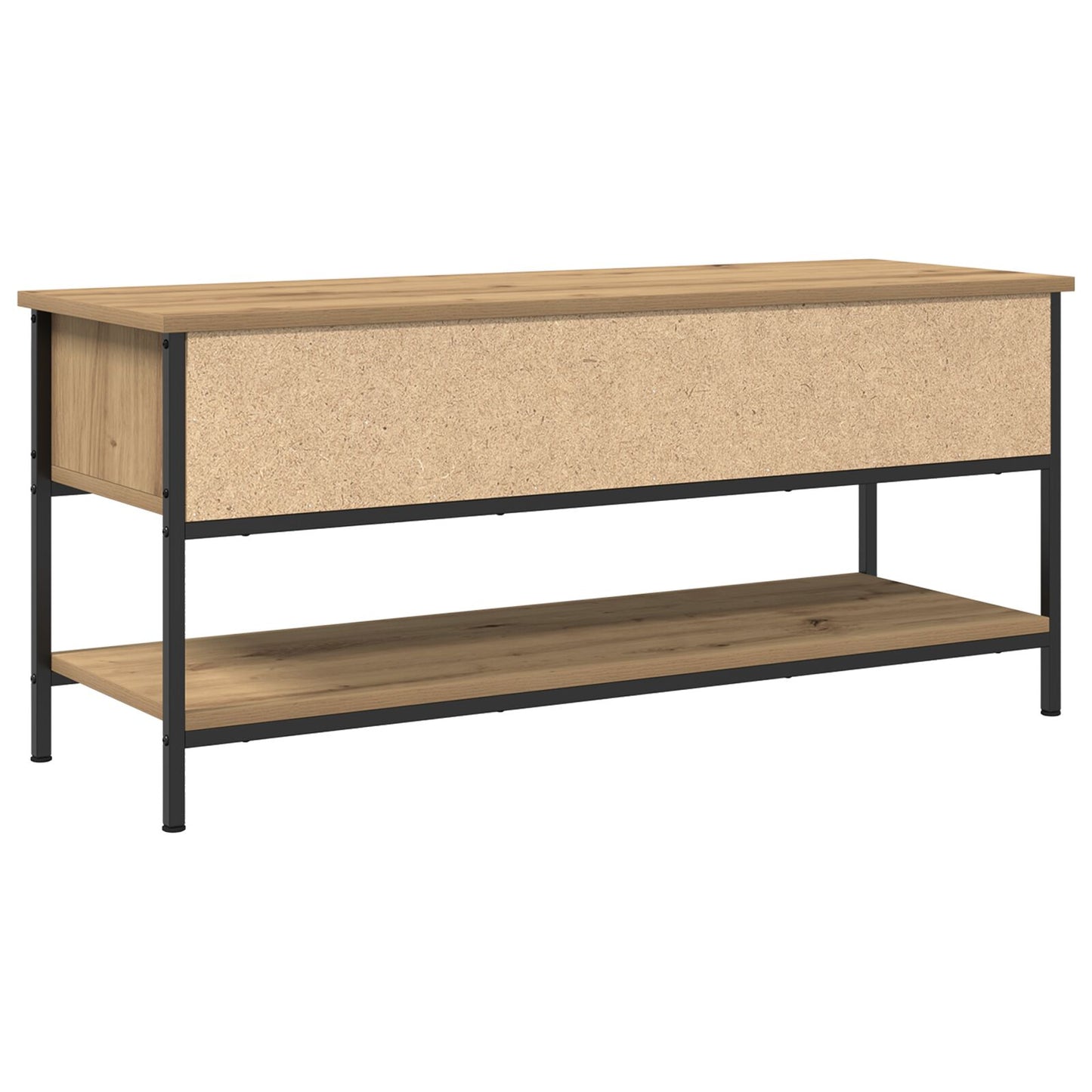vidaXL TV-Schrank Artisan Eiche 100x35x45 cm Engineering Holz und Stahl